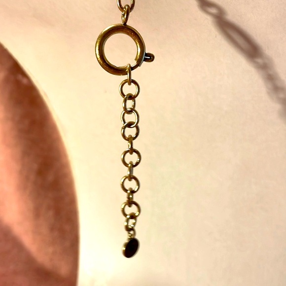 Stella and Dot chrystal statement necklace w gold tone chain and extender! - Picture 11 of 14